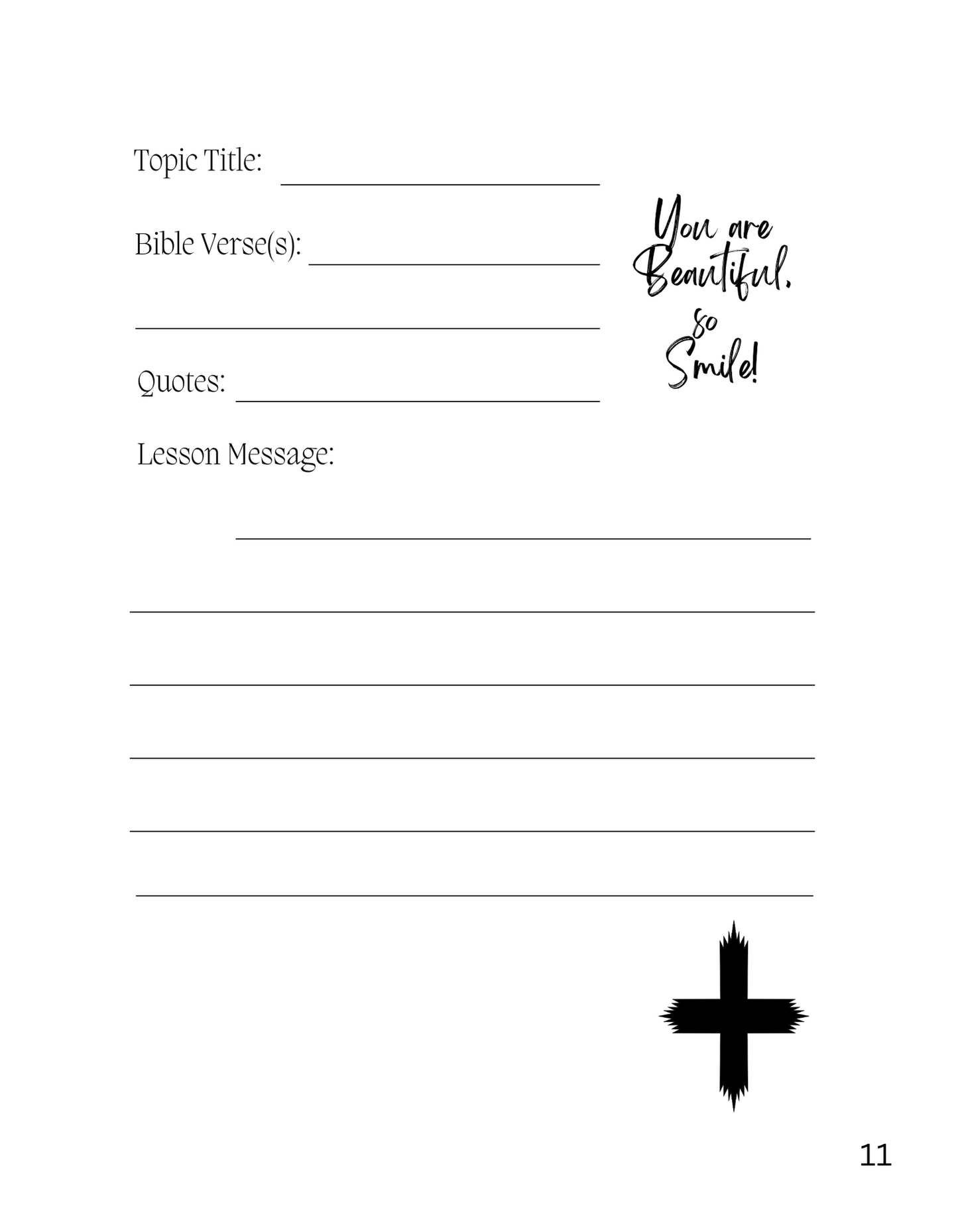 30 Days Devotional Notebook Self-Worth building Quotes & Daily Note Taking for Bible Study