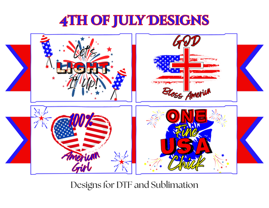 PLR | Digital eBook | 4th of July Designs PNG Bundle PDF | PLR Content | Canva Template | Commercial Resell Rights License